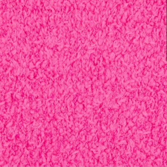 SKIMS Cozy Knit Crew & Joggers (Set) in Barbie Pink - Picture 2 of 7